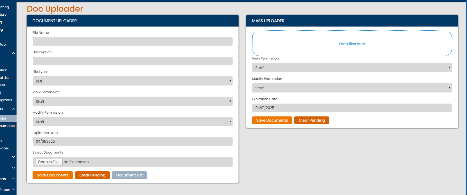 Mass Document Uploader